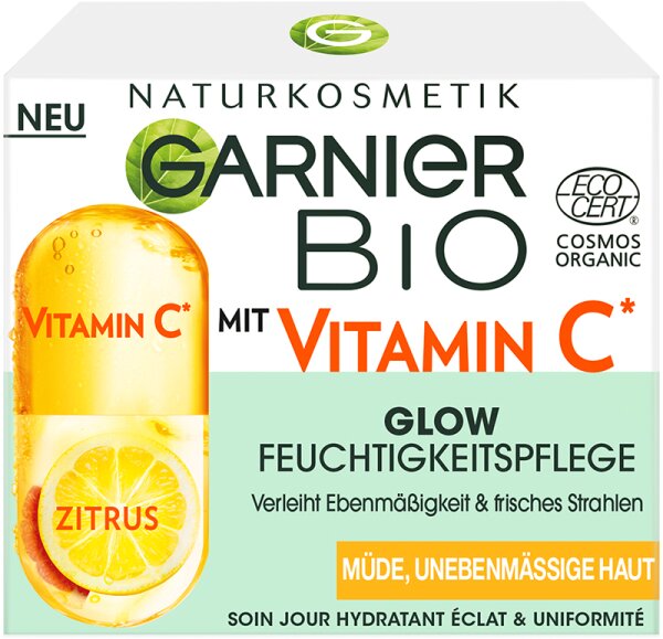 3600542453103 - GARNIER Gesichtspflege Feuchtigkeitspflege Vitamin C Glow Feuchtigkeitspflege 50 ml