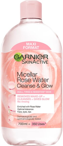 3600542512077 - SkinActive Micellar Rose Water Cleanse & Glow for Dull Tired & Sensitive Skin Gesichtswasser 700ml