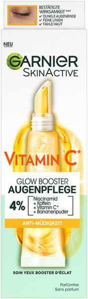 3600542514118 - SkinActive Vitamin C Glow Booster Augenpflege Anti-Mü digkeit Augencreme 15ml