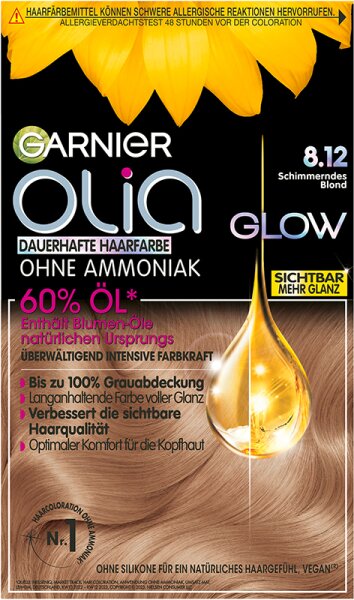 3600542541817 - Olia Glow dauerhafte Haarfarbe 812 Schimmerndes Blond Coloration 1Stk