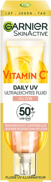 3600542573061 - SkinActive Vitamin C Daily UV Ultraleichtes Fluid Glow LSF 50+ Gesichtsfluid 40ml