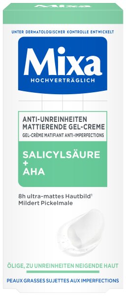 3600551159607 - Mixa Anti-Unreinheiten Mattierende Gel-Creme Gesichtscreme 50ml