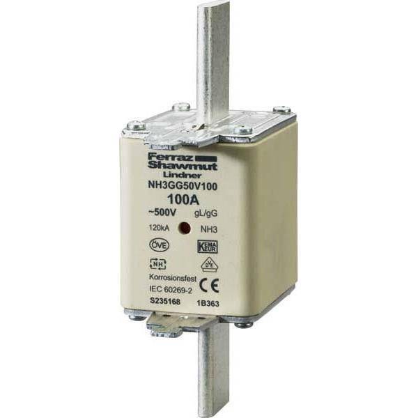 3605340311310 - Mersen 1B371000000 NH3 200A gG 500V NH-Sicherung sfü spannungsführend