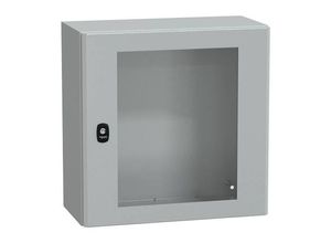 3606480159343 - Spacial S3D tspt Tür ohne Montageplatte H500xB50xT250 IP66 IK08 RAL7035 Inhalt 1 St