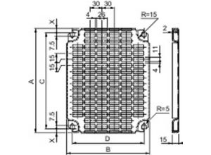 3606480183676 - NSYMR53 Montageplatte (L x B) 500 mm x 300 mm 1 St