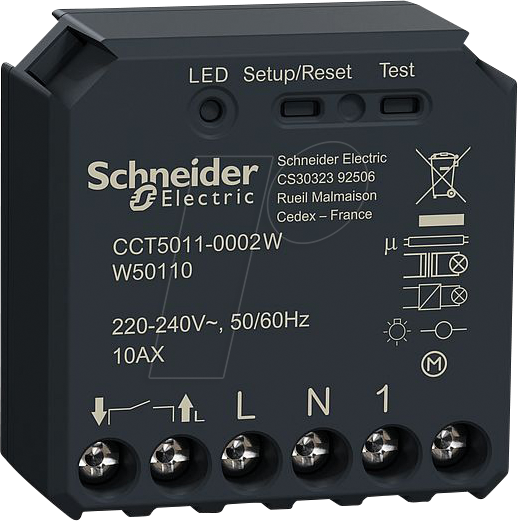 3606481048172 - CCT5011-0002W wiser - einbau-mikromodule - zigbee - für lichtschalter - Schneider Electric