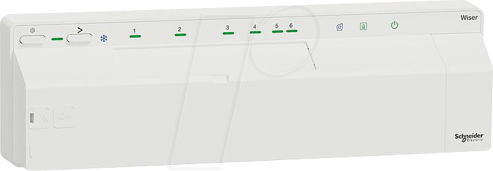 3606481809865 - Smart Home Wiser Verteilerleiste Fußbodenheizung CCTFR6600 - Schneider Electric