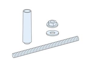 3606481868480 - PrismaSeT-P Linergy LGYE Montage-Set Sammelschienenträger für Sammelschiene 150mm Inhalt 1 St