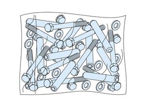 3606481869029 - PrismaSeT-P Schrauben und Zubehör für Anreihung der Grundgerüste(10Stück) Inhalt 1 St