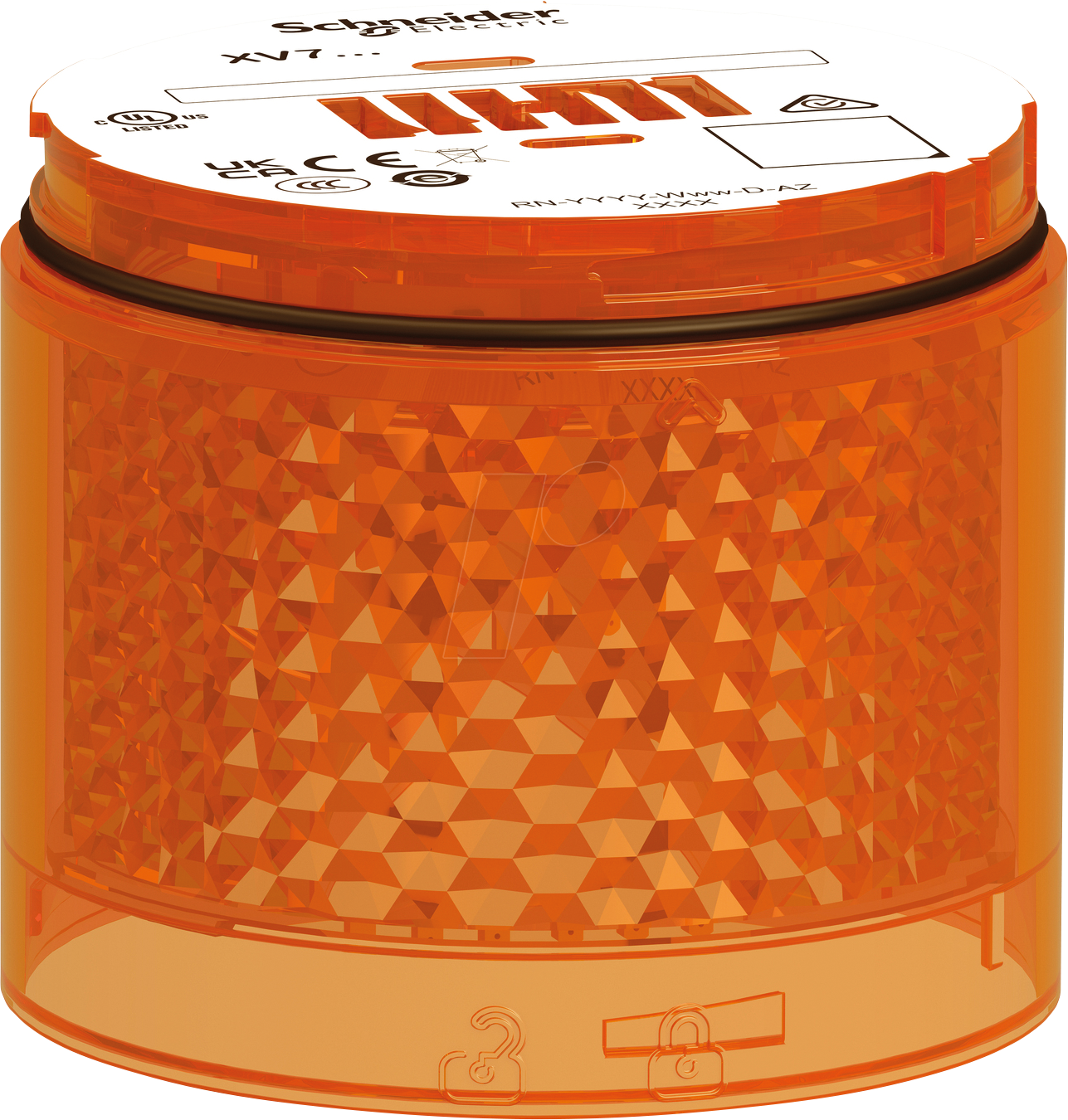 3606487129301 - XVB7C25 - Leuchtelement modular 70mm orange 24V ACDC Dauerlicht