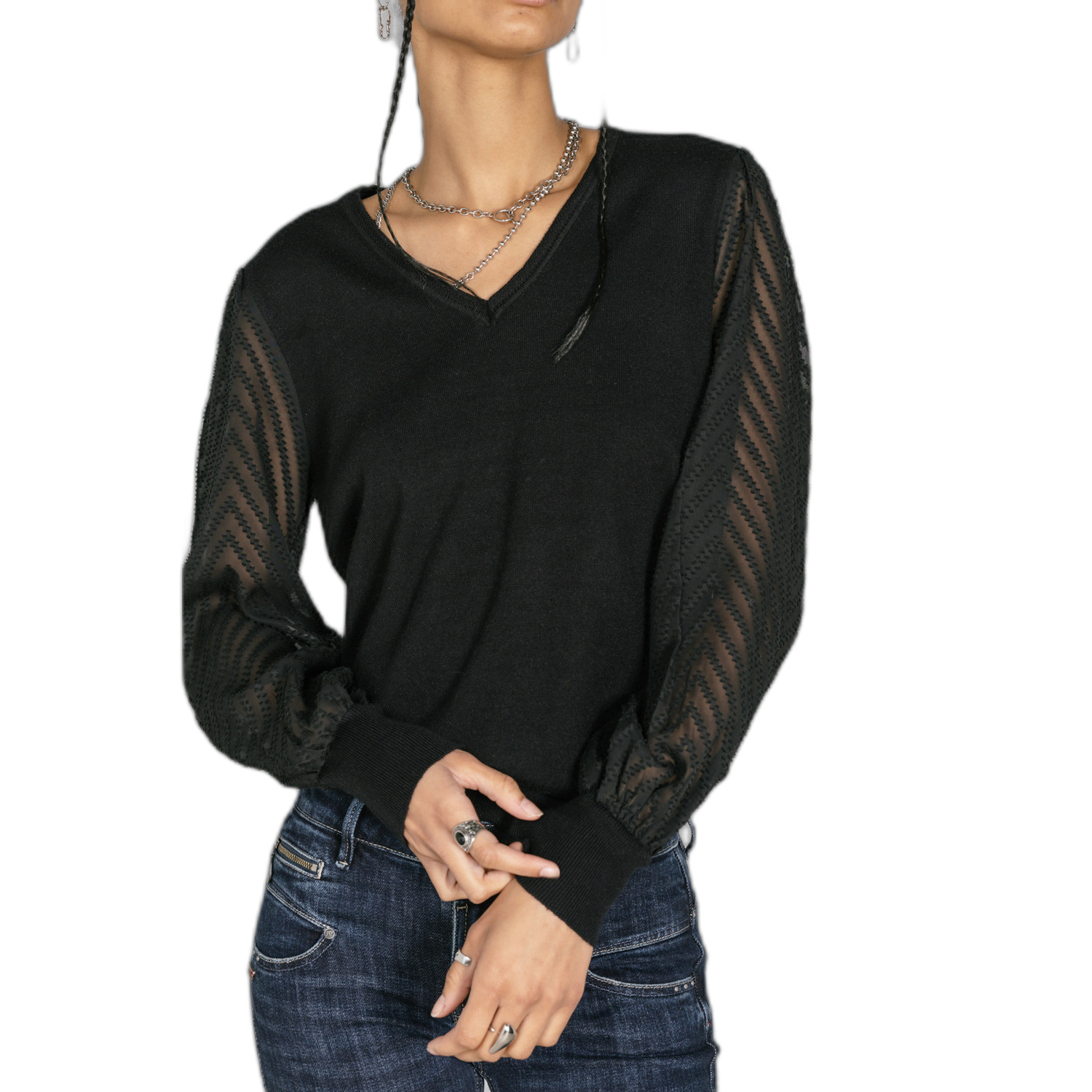 3607571735231 - Pullover Damen Laonie Zig Zag 3607571735231 - Pullover Damen Laonie Zig Zag