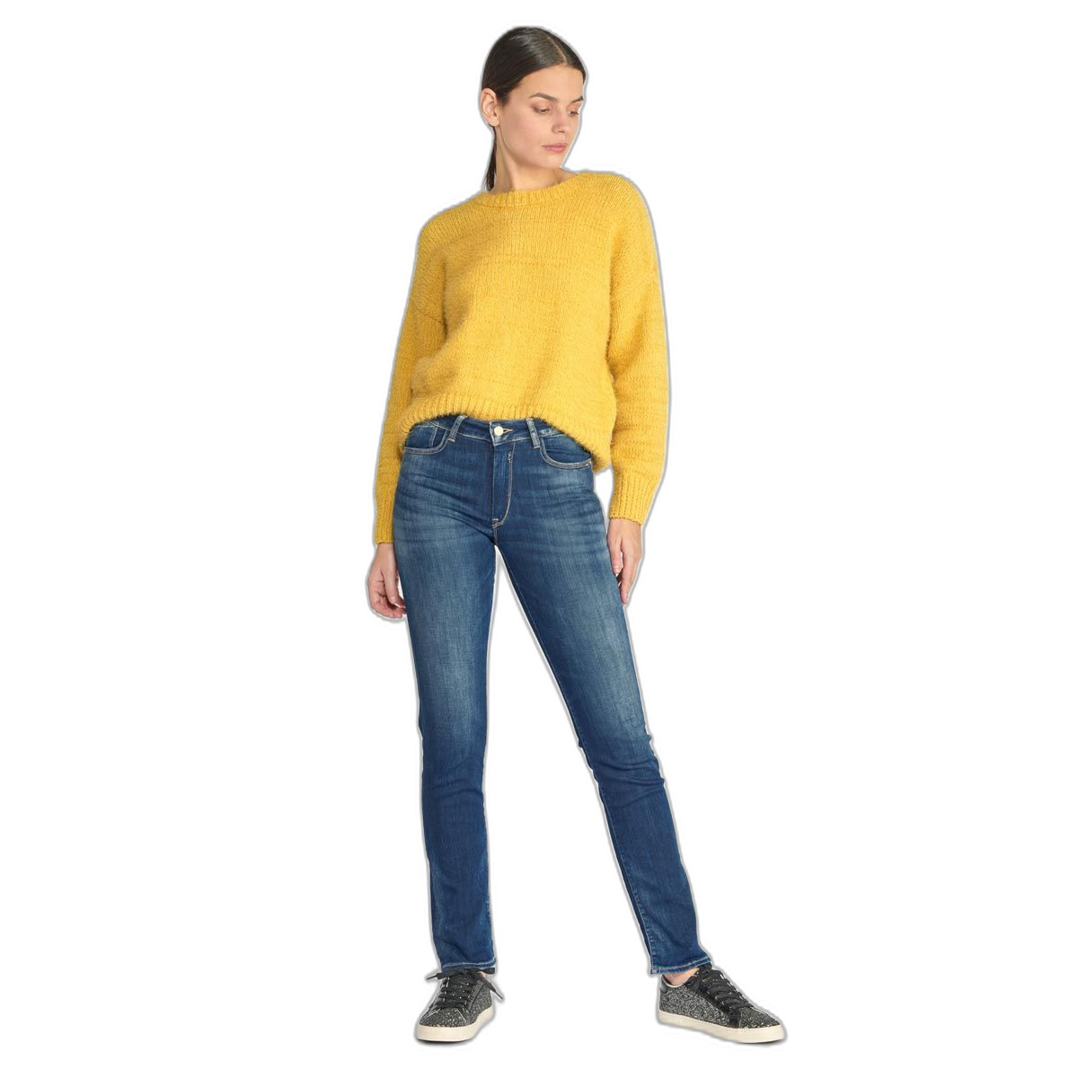 3607814238147 - Reguläre Jeans mit hoher Taille Frau Casal Pulp N°2