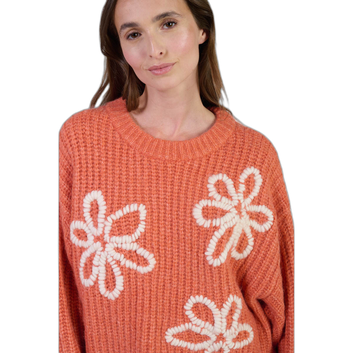 3607814493409 - Pullover Damen Flower