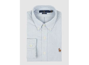 3607992906326 - Polo Slim Fit Shirt Oxford Stripes Blue