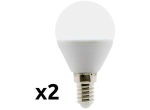 3608894547464 - - Set mit 2 LED-Kugeln E14 - 5W - Warmweiß - 400 lm - 6500K - a+ - Zenitech