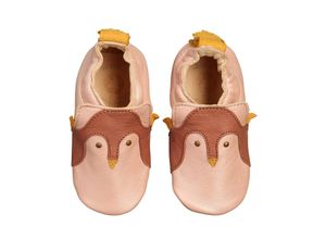 3608925496228 - - Leder-Krabbelschuhe BLUMOO PINGUOIN in rosa Gr18 19