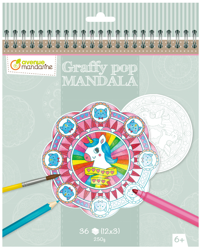 3609510520717 - Malbuch Graffy Pop Mandala Magie