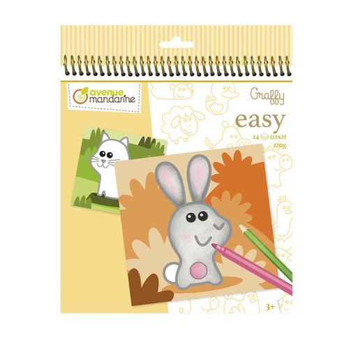 3609510521295 - Heft mit 24 Ausmalbögen Bauernhoftiere Graffy Easy 3609510521295 - Heft mit 24 Ausmalbögen Bauernhoftiere Graffy Easy