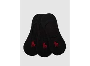 3611586836111 - Polo Ralph Lauren Herren Sneakersocken im 3er-Pack schwarz 3611586836111 - Polo Ralph Lauren Herren Sneakersocken im 3er-Pack schwarz