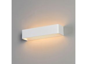 3611839018295 - Weiße led Design-Wandleuchte 37cm kompatibel mit Dimmer - Quadra