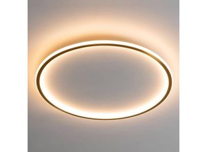 3611839020823 - Kosilum - Runde LED-Deckenleuchte 60 cm goldener Kreis - Alessia