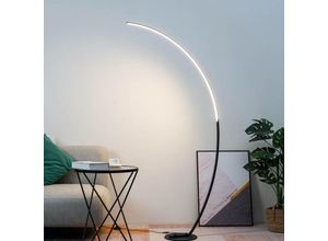 3611839020922 - Kosilum - Große gebogene LED-Stehleuchte schwarz 170 cm - Thalia