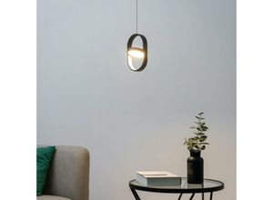 3611839021899 - Kosilum - Schwarze ovale Design-LED-Hängeleuchte - Elanzo 3611839021899 - Kosilum - Schwarze ovale Design-LED-Hängeleuchte - Elanzo