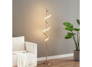 3611839022896 - Kosilum - Große LED-Wasserfall-Lampe Goldene Spirale - Simaria