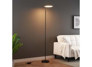 3611839023343 - Kosilum - Schwarze minimalistische Stehlampe dimmbar mit verstellbarem Kopf - Kalena