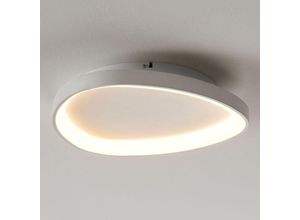 3611839023510 - Kosilum - Schlichte weiße Deckenlampe mit integrierten dimmbare LEDs - Hedda