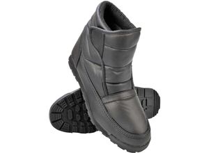 3612441134410 - Gefütterte Stiefeletten Schwarz 41 - Terre Jardin