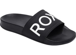 3613373768223 - ROXY Badepantoletten Slippy II Marken-Schriftzug für Damen schwarz 37