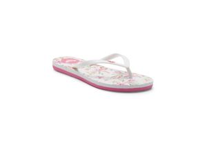 3613379472872 - Badesandale ROXY By The Sea Gr 6(36) pink (weiß pink) Obermaterial 100% synthetisches TR   Futter N A   Außensohle 100% Moosgummi Schuhe