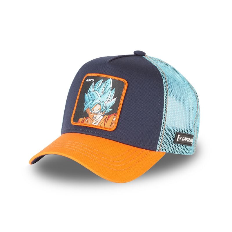 3614001552344 - Son Goku Blue Saiyajin Cap orange blau