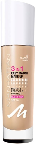 3614221662106 - Make-up Gesicht 3 in1 Easy Match Make up Nr 32 Classic Ivory 30 ml