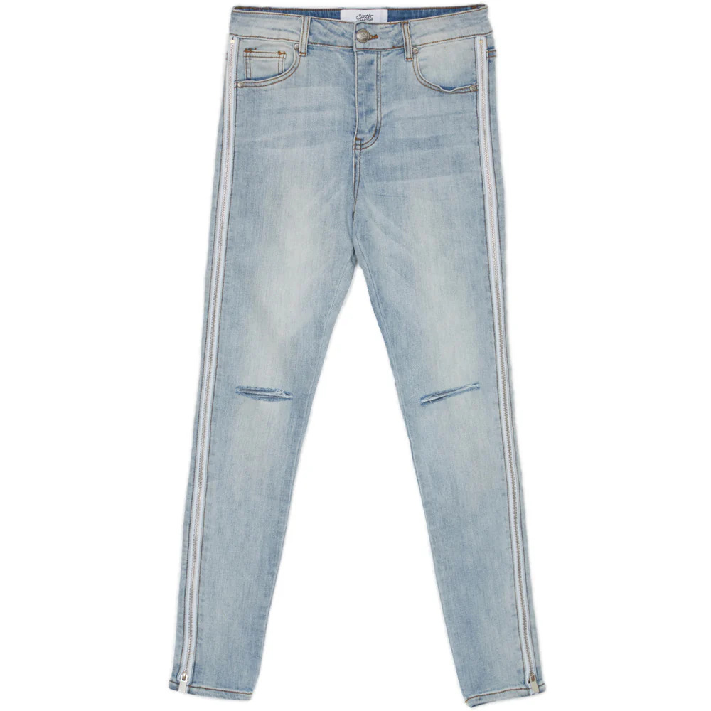 3614320303382 - Zerrissene Jeans mit Reißverschluss Sixth June