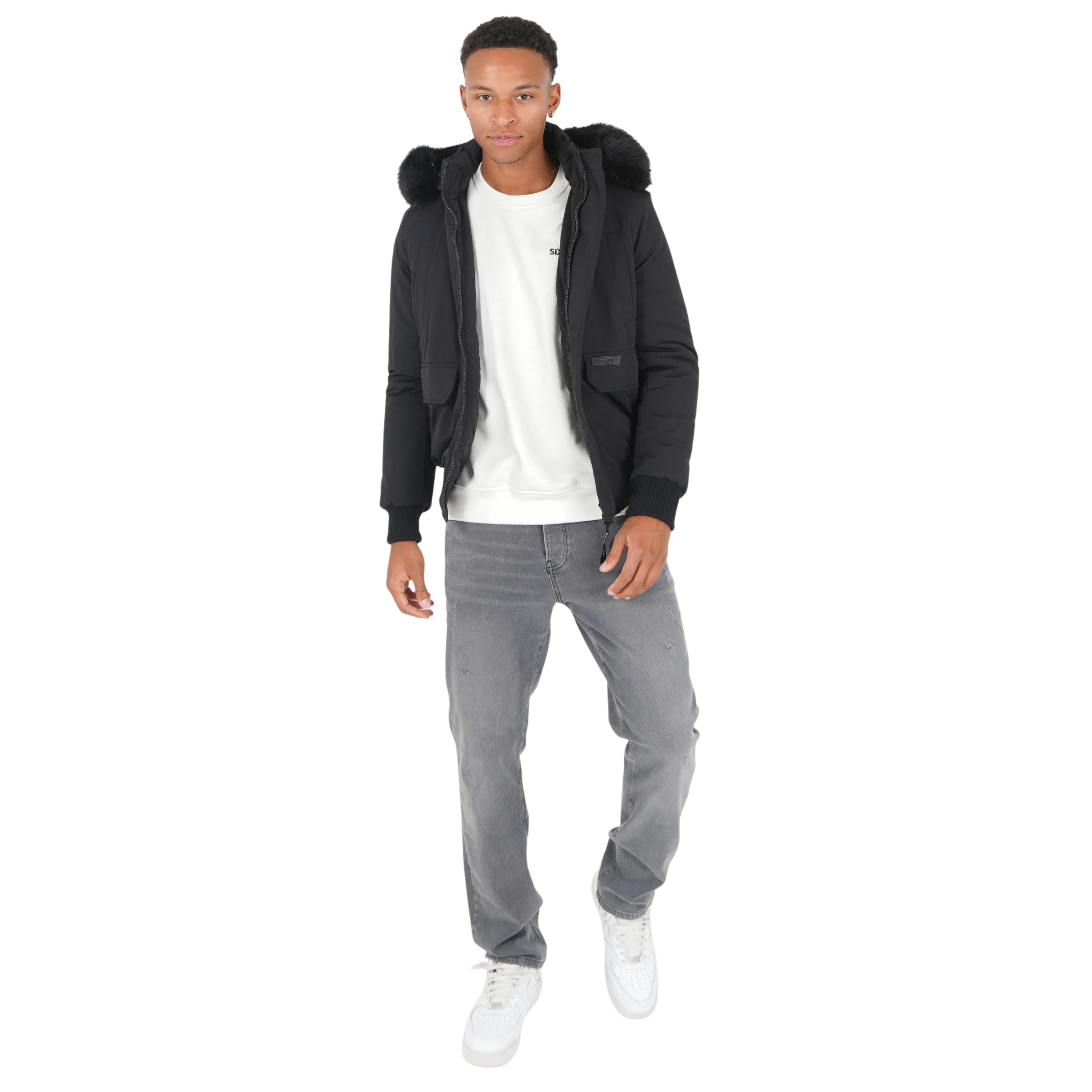 3614320378625 - Kurze Parka mit Fell Sixth June