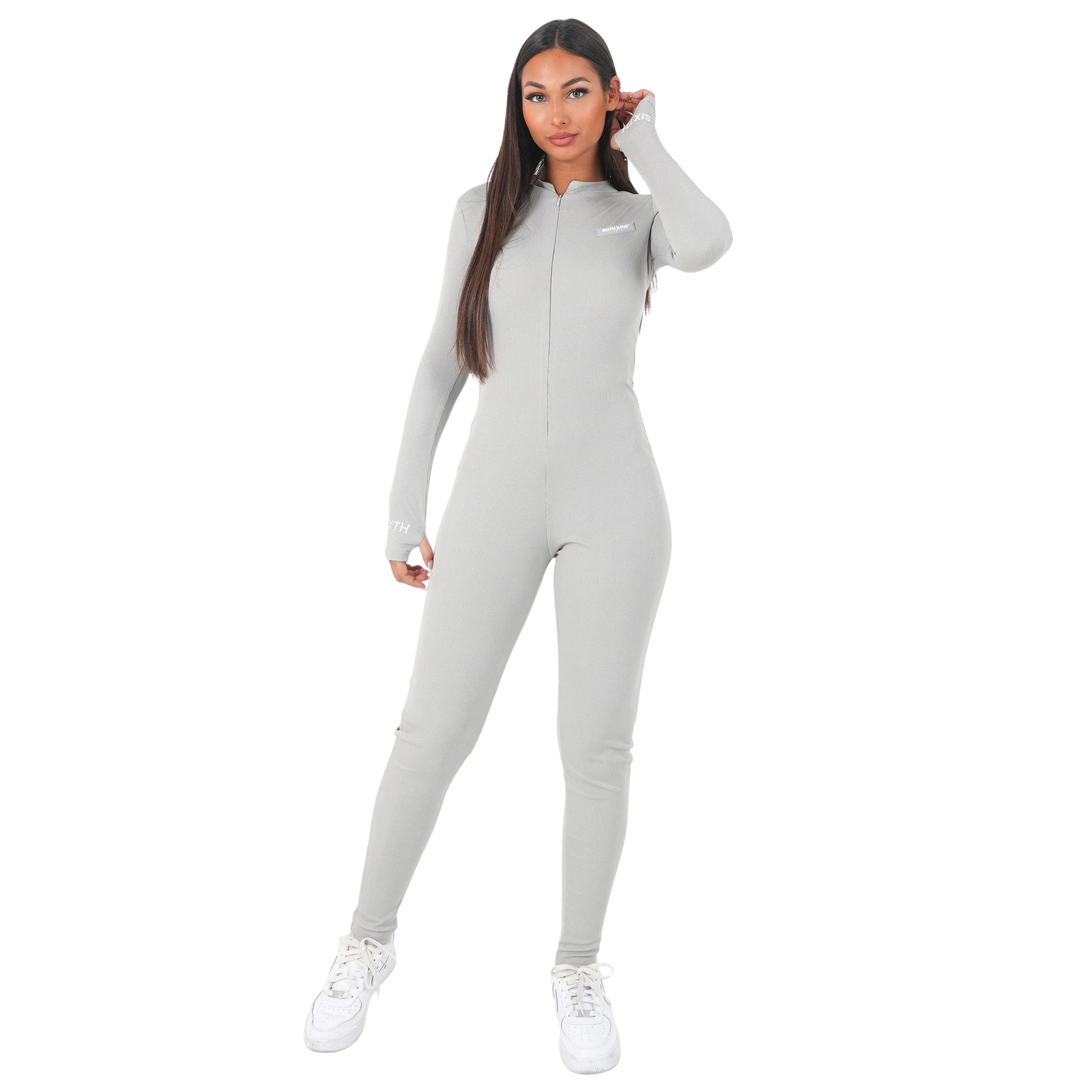 3614320800447 - Jumpsuit mit Logo für Damen Sixth June