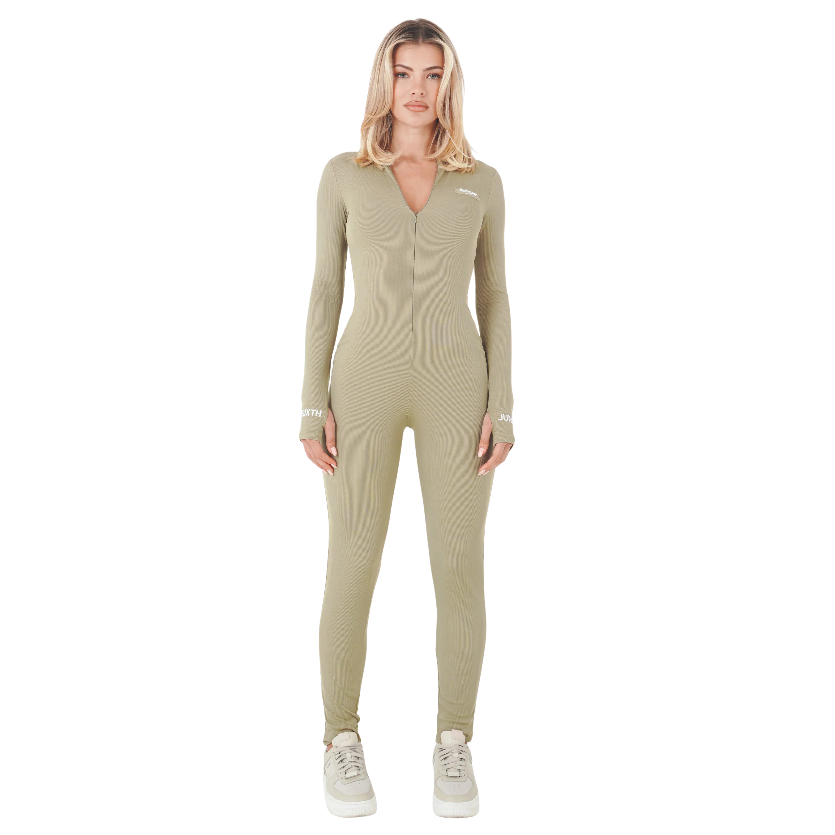 3614320811696 - Jumpsuit mit Logo für Damen Sixth June