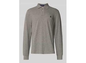 3614713272349 - Poloshirt mit Label-Stitching