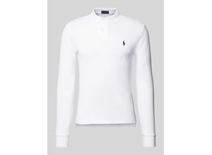 3614713315855 - Slim Fit Poloshirt im langärmeligen Design