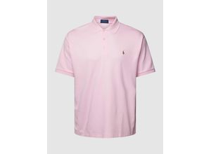 3615738576580 - PLUS SIZE Poloshirt mit Logo-Stitching