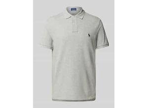 3615738823554 - Slim Fit Poloshirt mit Label-Stitching 3615738823554 - Slim Fit Poloshirt mit Label-Stitching