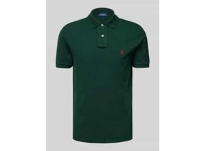 3615738824254 - Poloshirt mit Label-Stitching