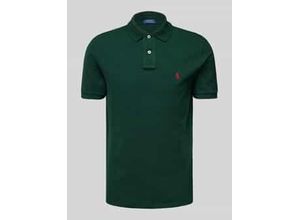 3615738824278 - Slim Fit Poloshirt mit Label-Stitching 3615738824278 - Slim Fit Poloshirt mit Label-Stitching