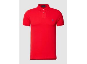 3616411863737 - Slim Fit Poloshirt mit Label-Stitching