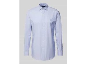 3616418535415 - Regular Fit Business-Hemd mit Logo-Stitching