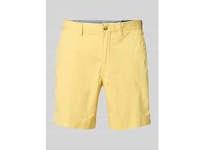 3616419595630 - Stretch Straight Fit Shorts mit Gürtelschlaufen Modell BEDFORD
