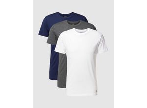 3616419658892 - T-Shirt Set mit Label-Stitching Modell Crew