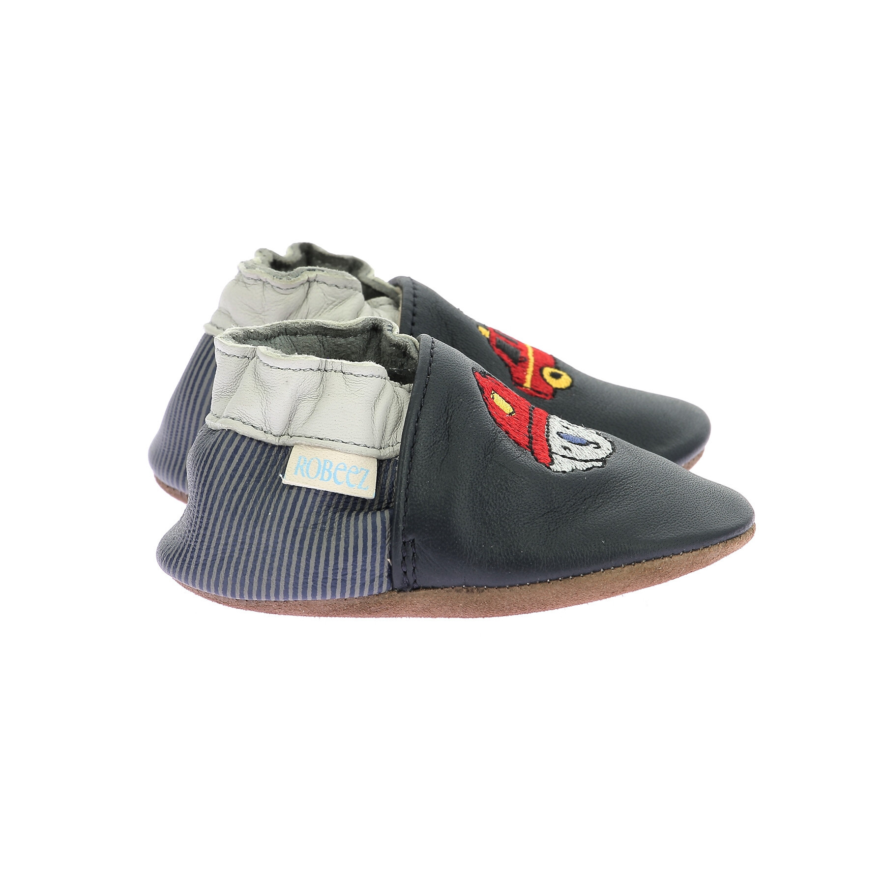 3616432613144 - Babyschuhe aus Leder für Jungen Badge Fire